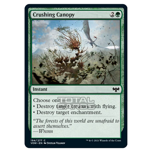 Magic The Gathering - Innistrad - Crimson Vow - Crushing Canopy - 194/277