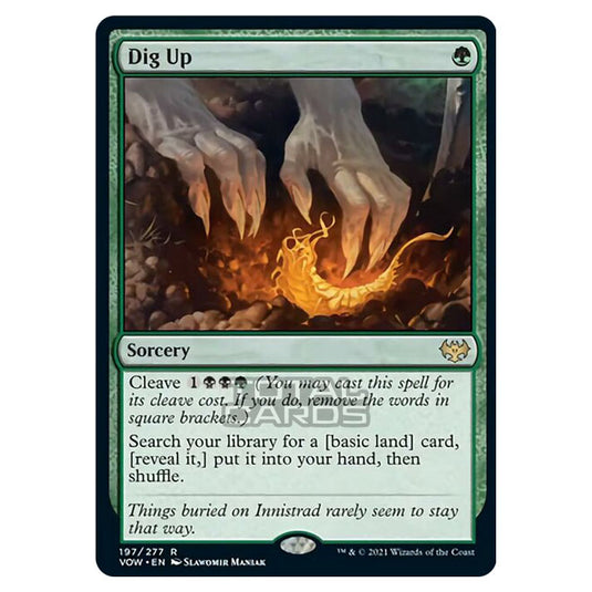 Magic The Gathering - Innistrad - Crimson Vow - Dig Up - 197/277