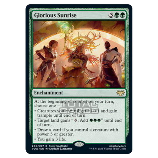 Magic The Gathering - Innistrad - Crimson Vow - Glorious Sunrise - 200/277