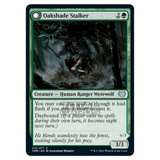 Magic The Gathering - Innistrad - Crimson Vow - Oakshade Stalker // Moonlit Ambusher - 212/277