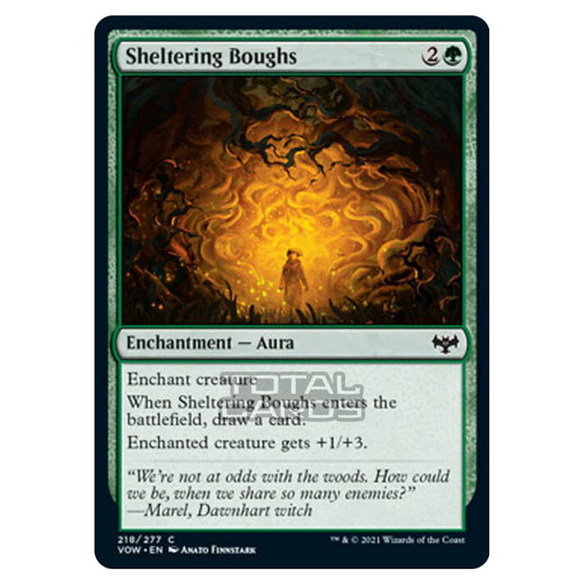 Magic The Gathering - Innistrad - Crimson Vow - Sheltering Boughs - 218/277