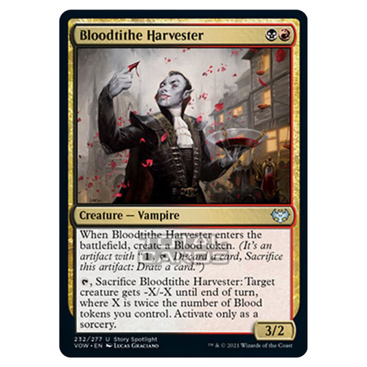 Magic The Gathering - Innistrad - Crimson Vow - Bloodtithe Harvester - 232/277