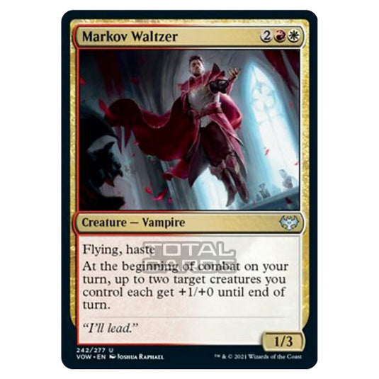 Magic The Gathering - Innistrad - Crimson Vow - Markov Waltzer - 242/277