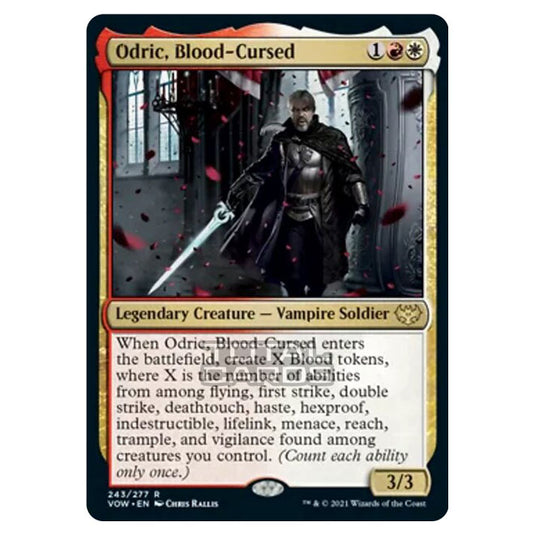 Magic The Gathering - Innistrad - Crimson Vow - Odric, Blood-Cursed - 243/277