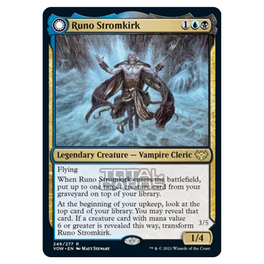 Magic The Gathering - Innistrad - Crimson Vow - Runo Stromkirk // Krothuss, Lord of the Deep - 246/277