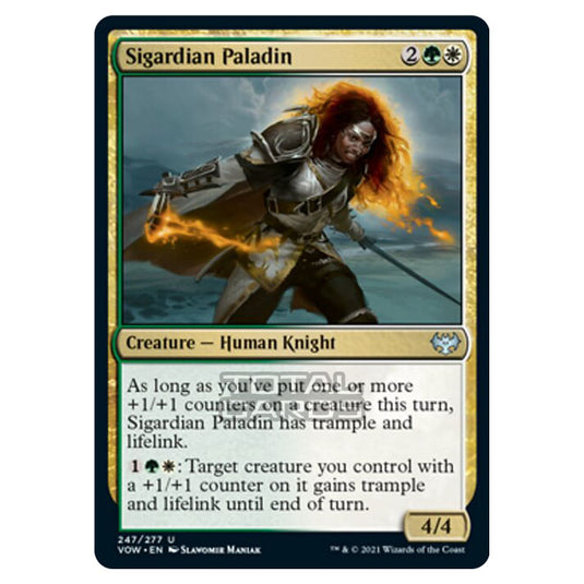 Magic The Gathering - Innistrad - Crimson Vow - Sigardian Paladin - 247/277