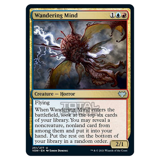 Magic The Gathering - Innistrad - Crimson Vow - Wandering Mind - 251/277