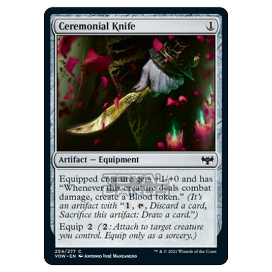 Magic The Gathering - Innistrad - Crimson Vow - Ceremonial Knife - 254/277