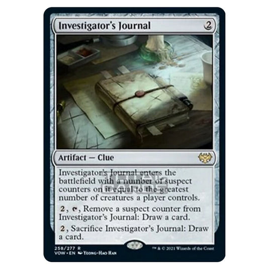 Magic The Gathering - Innistrad - Crimson Vow - Investigator's Journal - 258/277