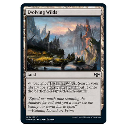 Magic The Gathering - Innistrad - Crimson Vow - Evolving Wilds - 263/277