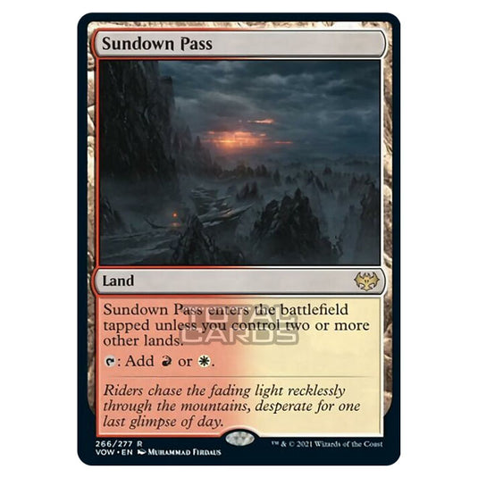 Magic The Gathering - Innistrad - Crimson Vow - Sundown Pass - 266/277