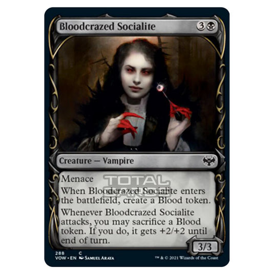 Magic The Gathering - Innistrad - Crimson Vow - Bloodcrazed Socialite - 288/277