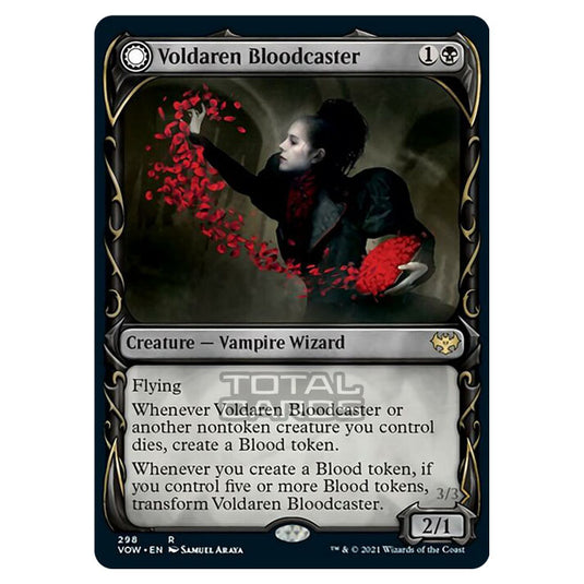 Magic The Gathering - Innistrad - Crimson Vow - Voldaren Bloodcaster // Bloodbat Summoner - 298/277