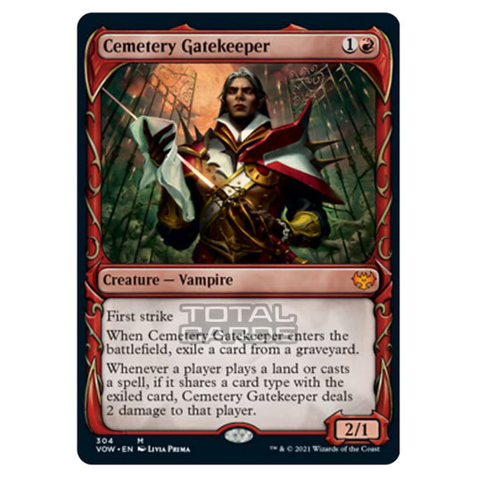 Magic The Gathering - Innistrad - Crimson Vow - Cemetery Gatekeeper - 304/277