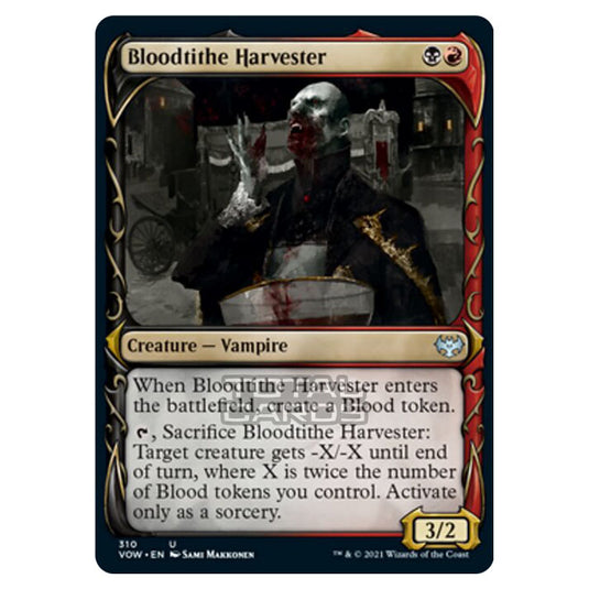 Magic The Gathering - Innistrad - Crimson Vow - Bloodtithe Harvester - 310/277