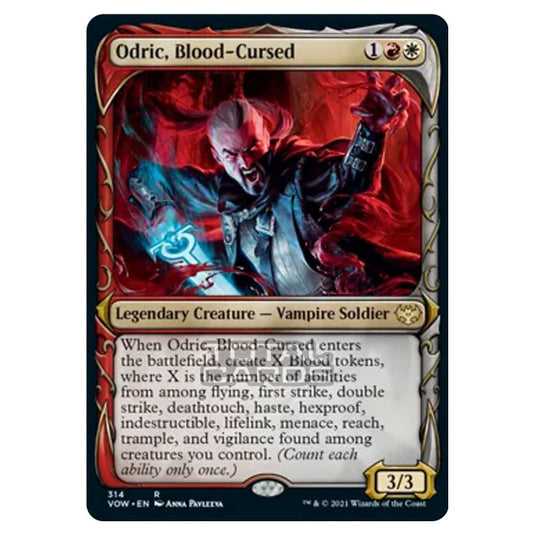 Magic The Gathering - Innistrad - Crimson Vow - Odric, Blood-Cursed - 314/277