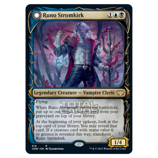 Magic The Gathering - Innistrad - Crimson Vow - Runo Stromkirk // Krothuss, Lord of the Deep - 316/277