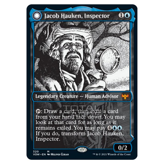 Magic The Gathering - Innistrad - Crimson Vow - Jacob Hauken, Inspector // Hauken's Insight - 320/277