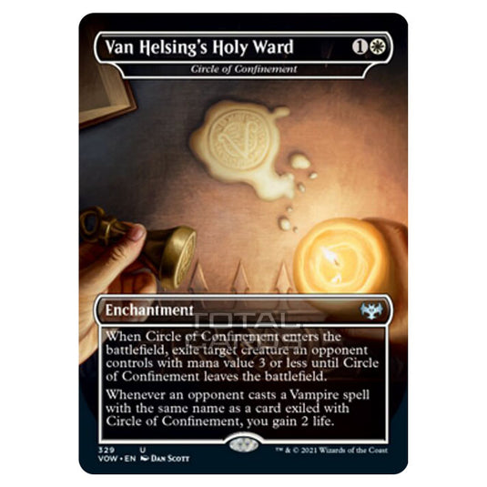 Magic The Gathering - Innistrad - Crimson Vow - Circle of Confinement - [Van Helsing's Holy Ward] - 329/277