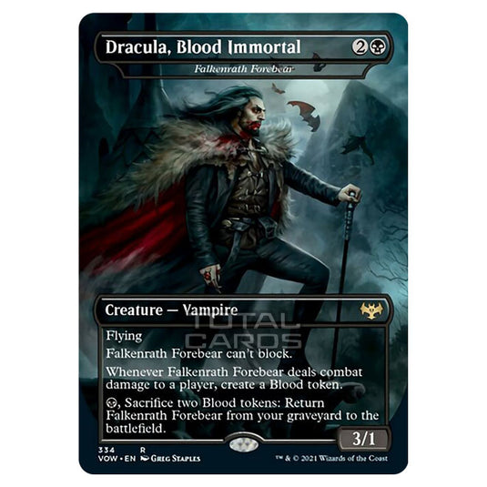 Magic The Gathering - Innistrad - Crimson Vow - Falkenrath Forebear - [Dracula, Blood Immortal] - 334/277