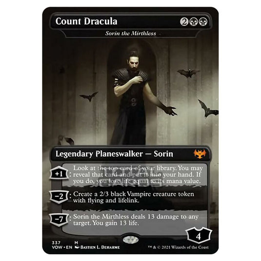 Magic The Gathering - Innistrad - Crimson Vow - Sorin the Mirthless - Magic The Gathering - Innistrad - Crimson Vow - Sorin the Mirthless -