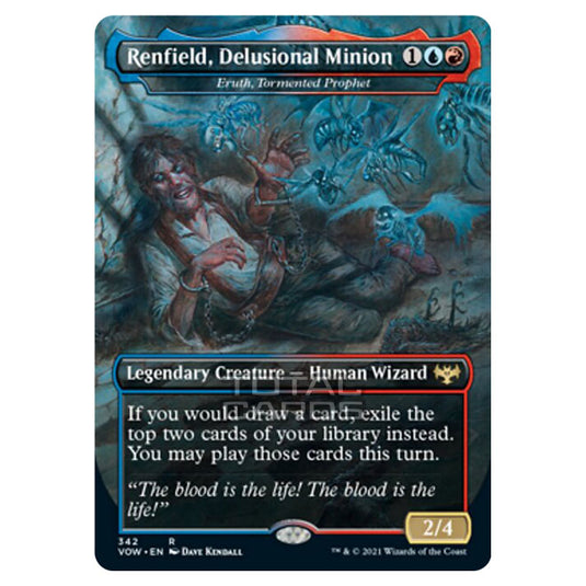 Magic The Gathering - Innistrad - Crimson Vow - Eruth, Tormented Prophet - [Renfield, Delusional Minion] - 342/277