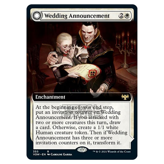 Magic The Gathering - Innistrad - Crimson Vow - Wedding Announcement // Wedding Festivity - 355/277