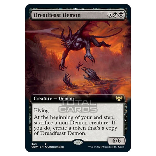 Magic The Gathering - Innistrad - Crimson Vow - Dreadfeast Demon - 369/277