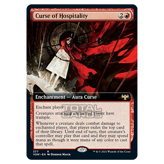 Magic The Gathering - Innistrad - Crimson Vow - Curse of Hospitality - 377/277