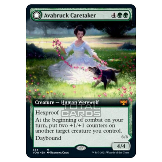 Magic The Gathering - Innistrad - Crimson Vow - Avabruck Caretaker // Hollowhenge Huntmaster - 384/277