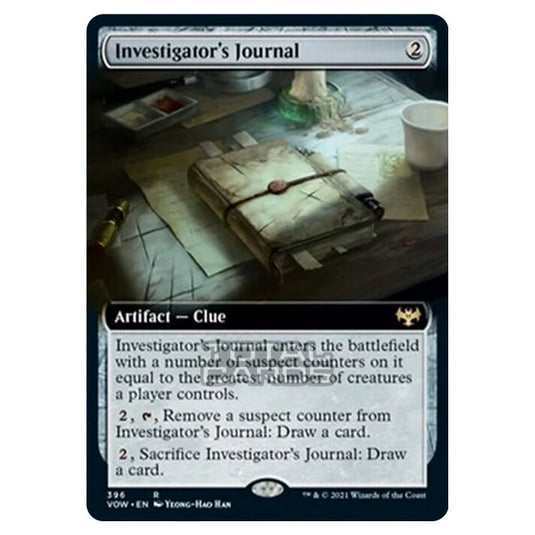 Magic The Gathering - Innistrad - Crimson Vow - Investigator's Journal - 396/277