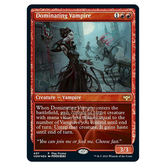 Magic The Gathering - Innistrad - Crimson Vow - Dominating Vampire - 407/277