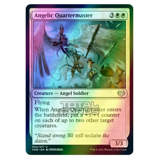 Magic The Gathering - Innistrad - Crimson Vow - Angelic Quartermaster - 2/277 (Foil)