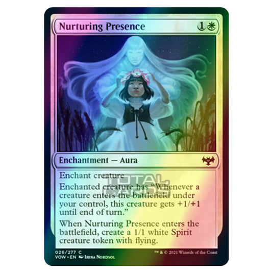 Magic The Gathering - Innistrad - Crimson Vow - Nurturing Presence - 26/277 (Foil)