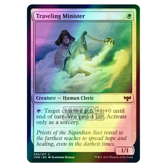 Magic The Gathering - Innistrad - Crimson Vow - Traveling Minister - 39/277 (Foil)