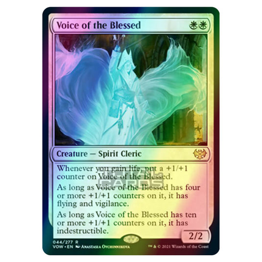 Magic The Gathering - Innistrad - Crimson Vow - Voice of the Blessed - 44/277 (Foil)