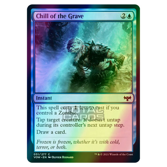 Magic The Gathering - Innistrad - Crimson Vow - Chill of the Grave - 51/277 (Foil)