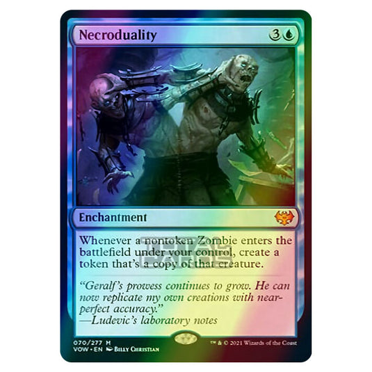 Magic The Gathering - Innistrad - Crimson Vow - Necroduality - 70/277 (Foil)