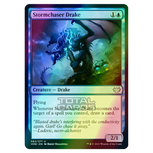 Magic The Gathering - Innistrad - Crimson Vow - Stormchaser Drake - 82/277 (Foil)