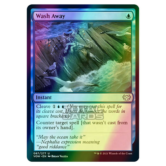 Magic The Gathering - Innistrad - Crimson Vow - Wash Away - 87/277 (Foil)