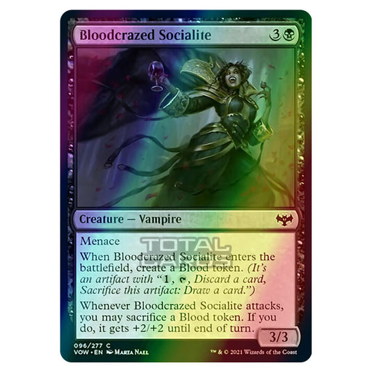 Magic The Gathering - Innistrad - Crimson Vow - Bloodcrazed Socialite - 96/277 (Foil)