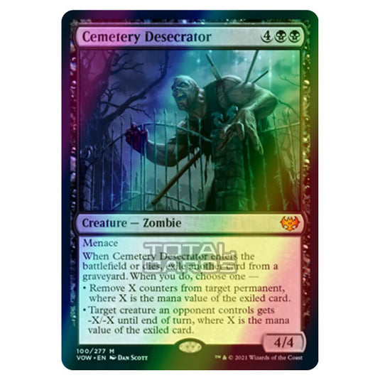 Magic The Gathering - Innistrad - Crimson Vow - Cemetery Desecrator - 100/277 (Foil)