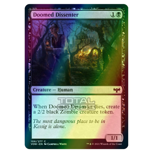 Magic The Gathering - Innistrad - Crimson Vow - Doomed Dissenter - 106/277 (Foil)