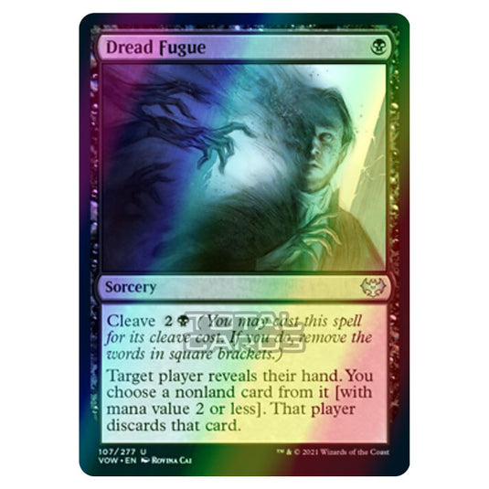 Magic The Gathering - Innistrad - Crimson Vow - Dread Fugue - 107/277 (Foil)