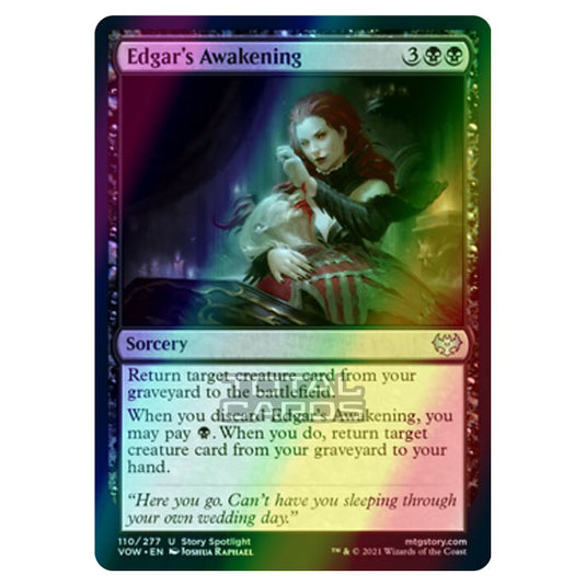 Magic The Gathering - Innistrad - Crimson Vow - Edgar's Awakening - 110/277 (Foil)