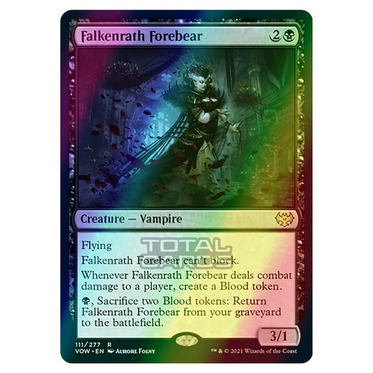 Magic The Gathering - Innistrad - Crimson Vow - Falkenrath Forebear - 111/277 (Foil)