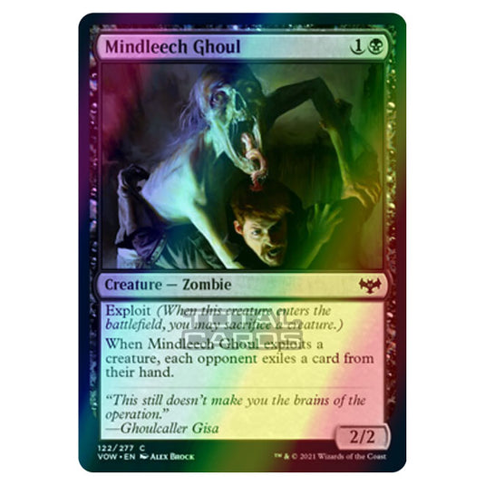 Magic The Gathering - Innistrad - Crimson Vow - Mindleech Ghoul - 122/277 (Foil)