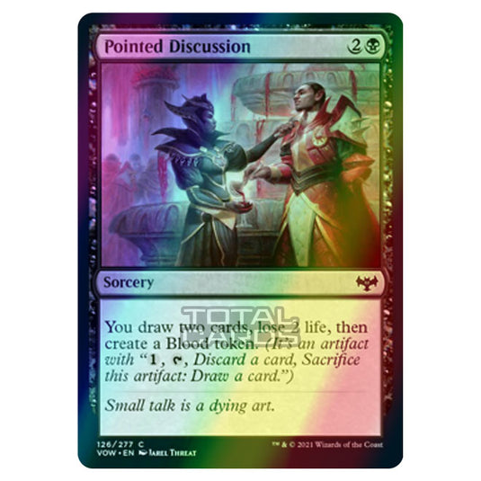 Magic The Gathering - Innistrad - Crimson Vow - Pointed Discussion - 126/277 (Foil)