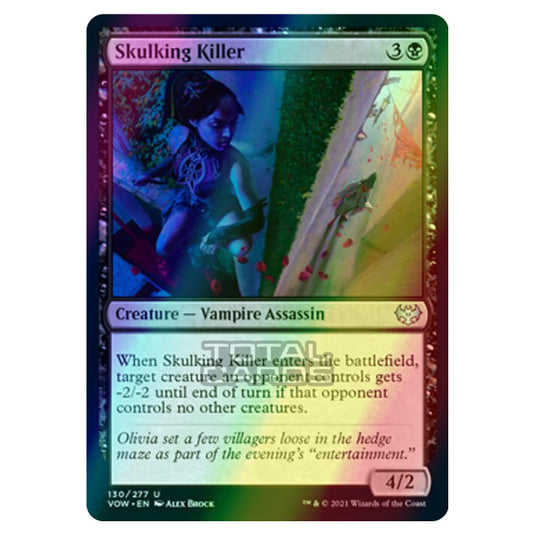 Magic The Gathering - Innistrad - Crimson Vow - Skulking Killer - 130/277 (Foil)