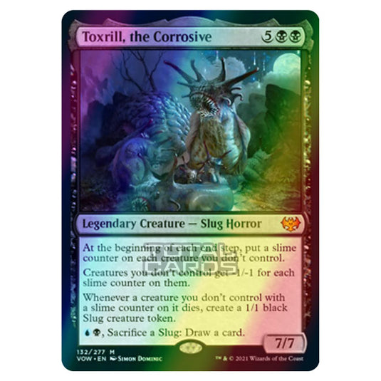 Magic The Gathering - Innistrad - Crimson Vow - Toxrill, the Corrosive - 132/277 (Foil)